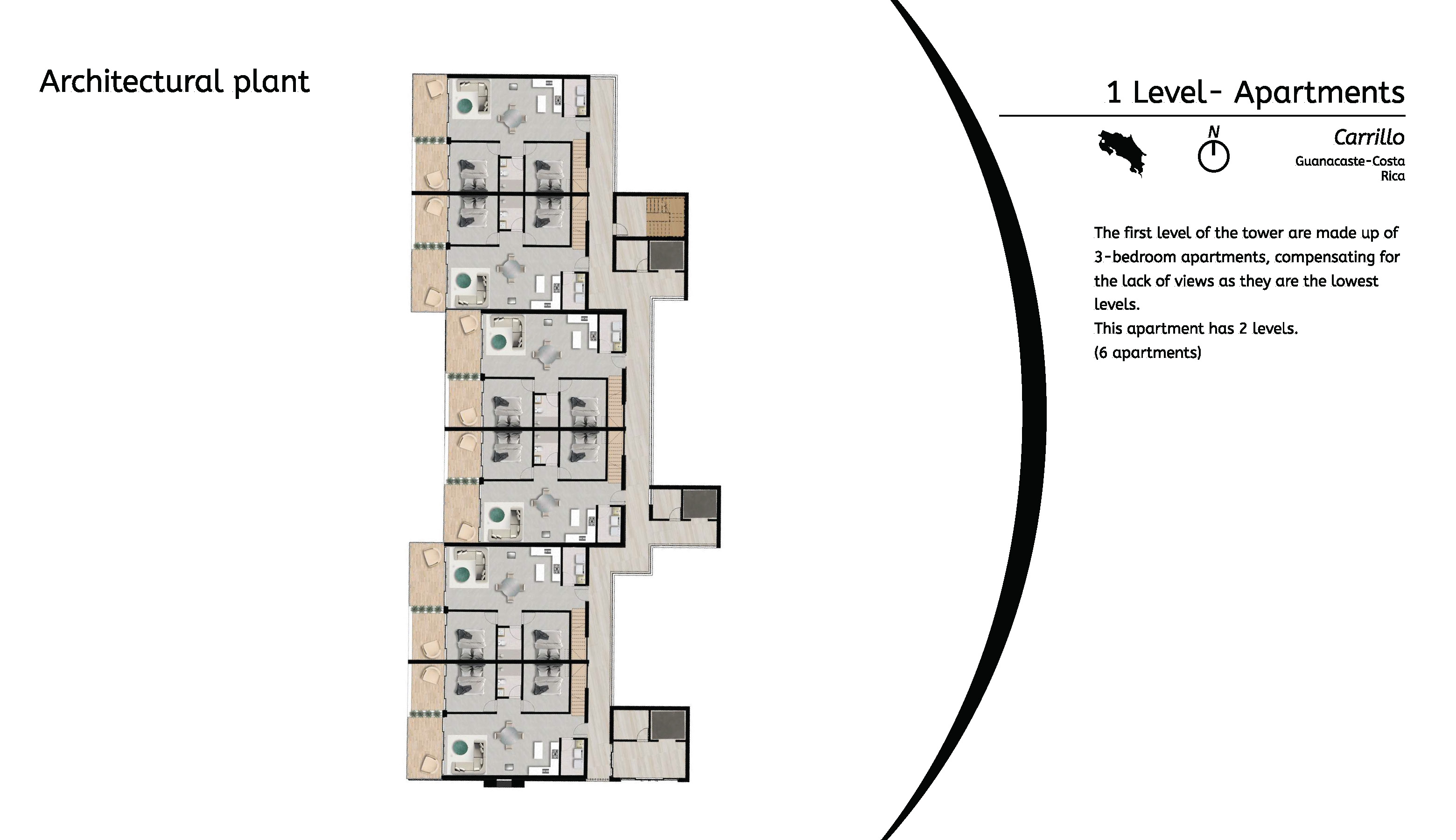 Level 1 – Architectural Plan (Rendered)