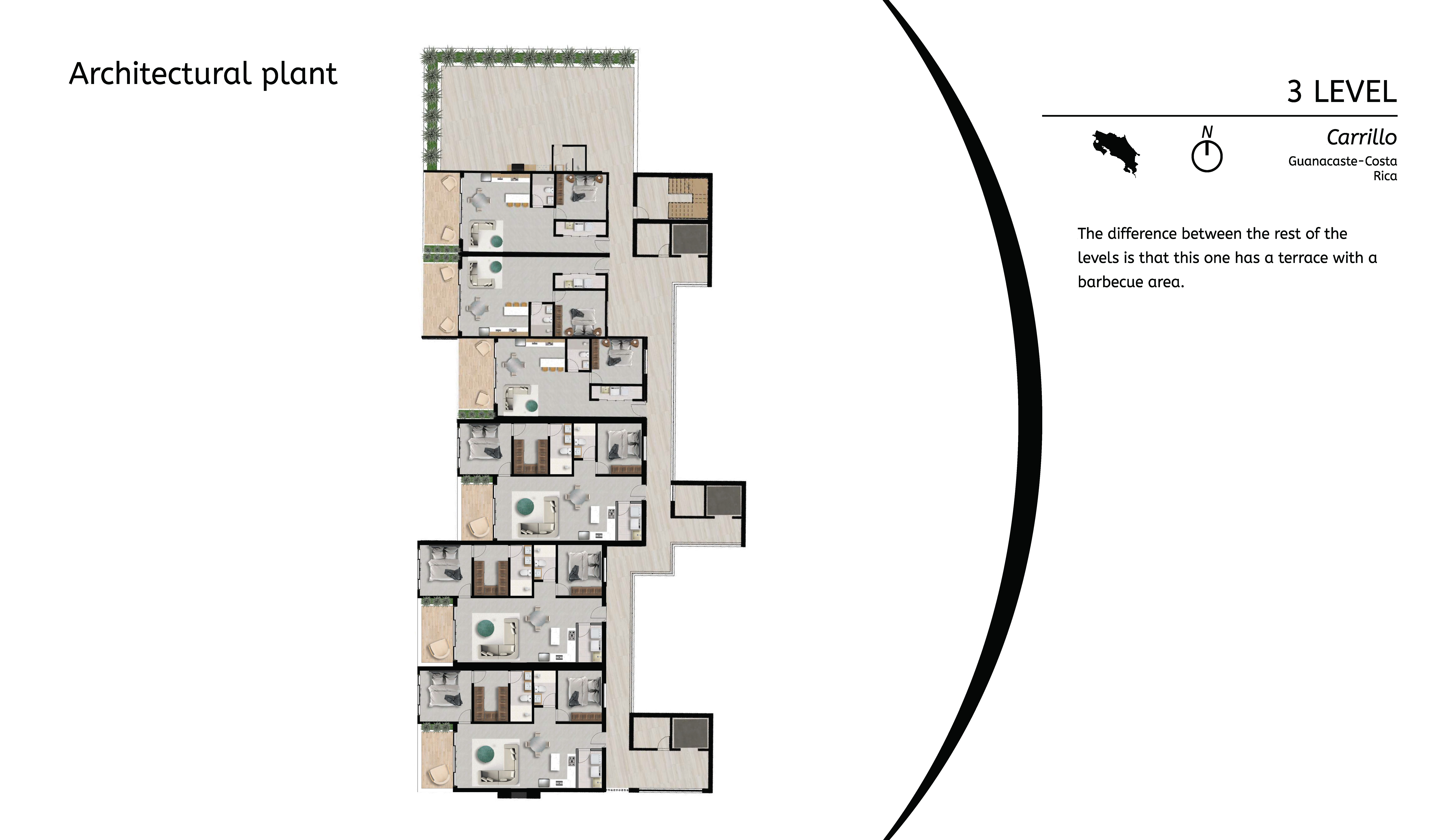 Level 3 – Architectural Plan (Rendered)