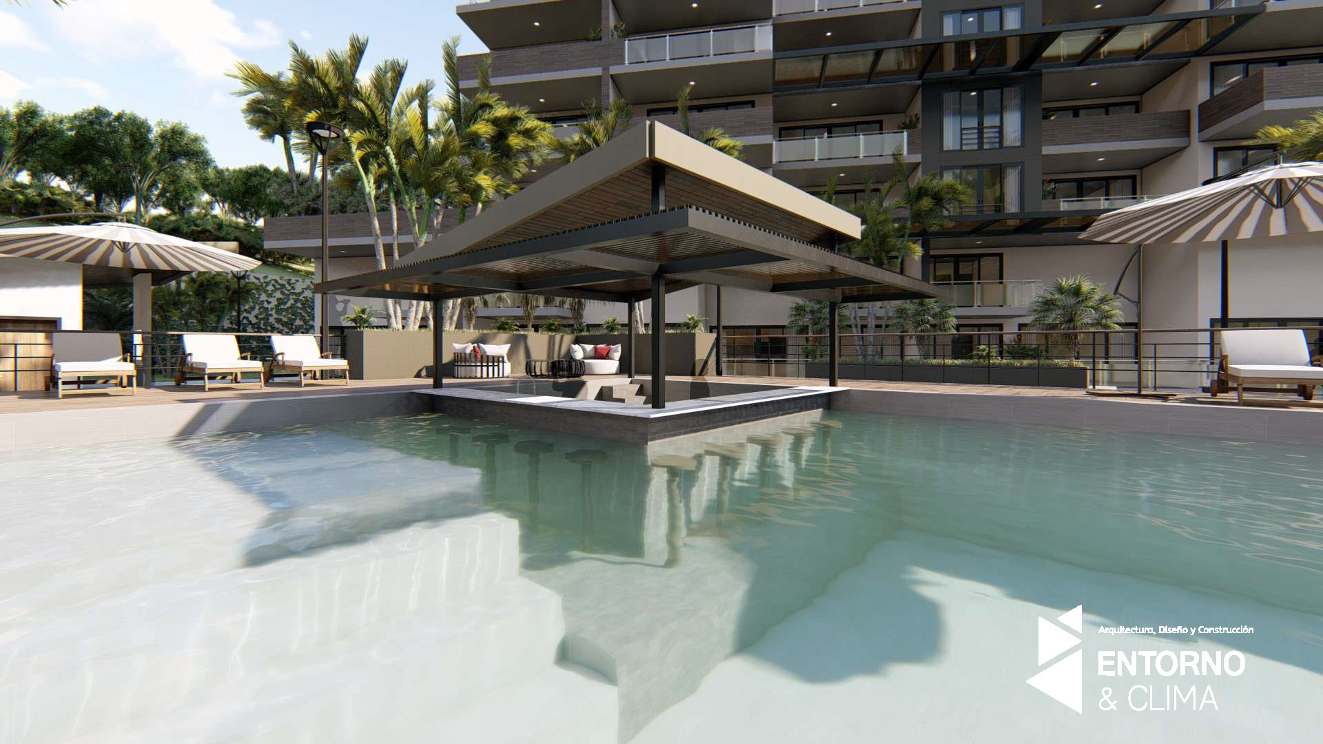 SeaScape pool cabana