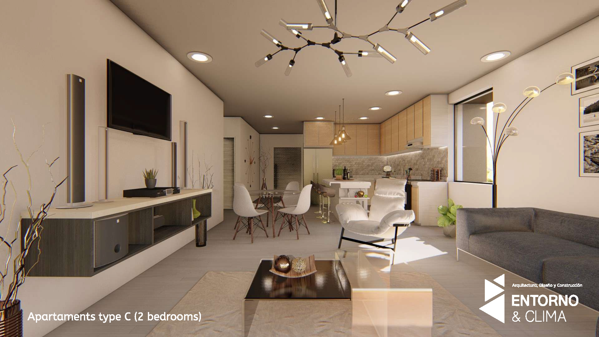 SeaScape 2-bedroom living area