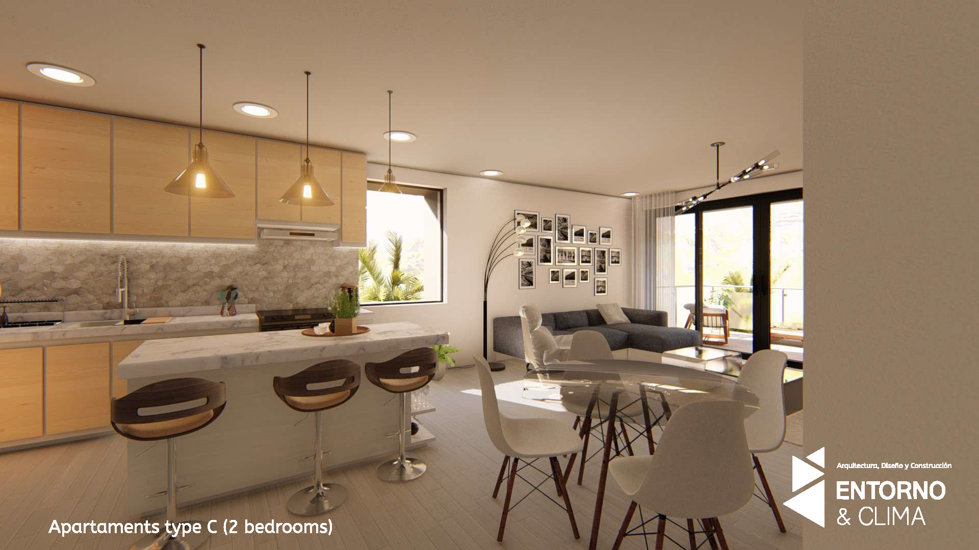 SeaScape 2-bedroom kitchen